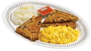 Waffle house Cheese N’ Egg With Raisin Toast 