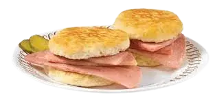 Waffle House 2 Country Ham Biscuits 