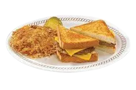 Waffle house Texas Patty Melt With Hashbrowns 